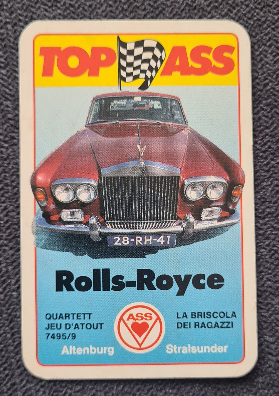 Giochi: Quartett Rolls Royce Auto Oldtimer Classic Car Top Ass – Usato da Steffisburg venduto da Black-Jack