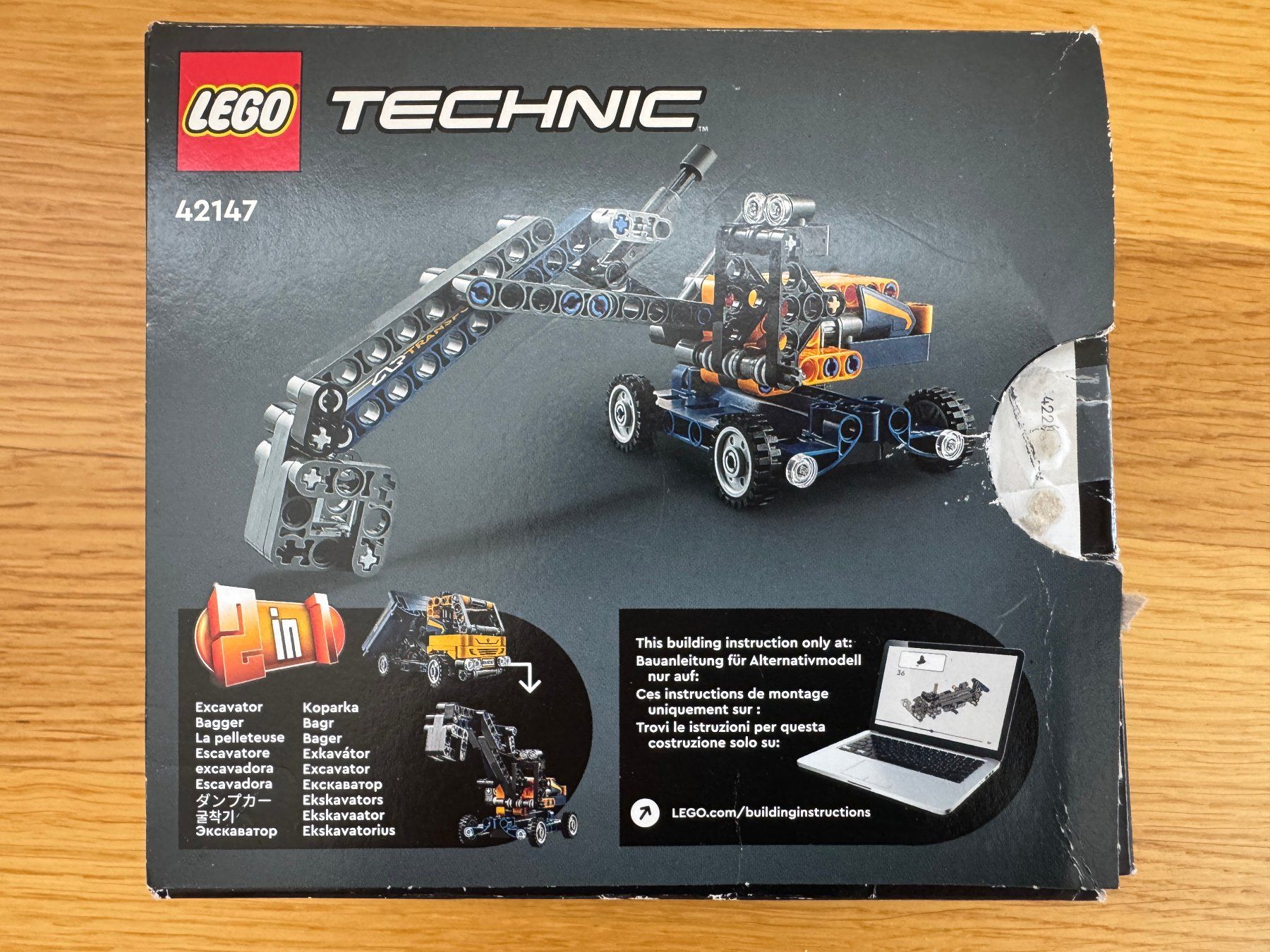 Lego Kit di costruzioni: Lego Technic 42147 Kipplaster 2in1 – Usato da Rüschlikon venduto da Delfinissa 4