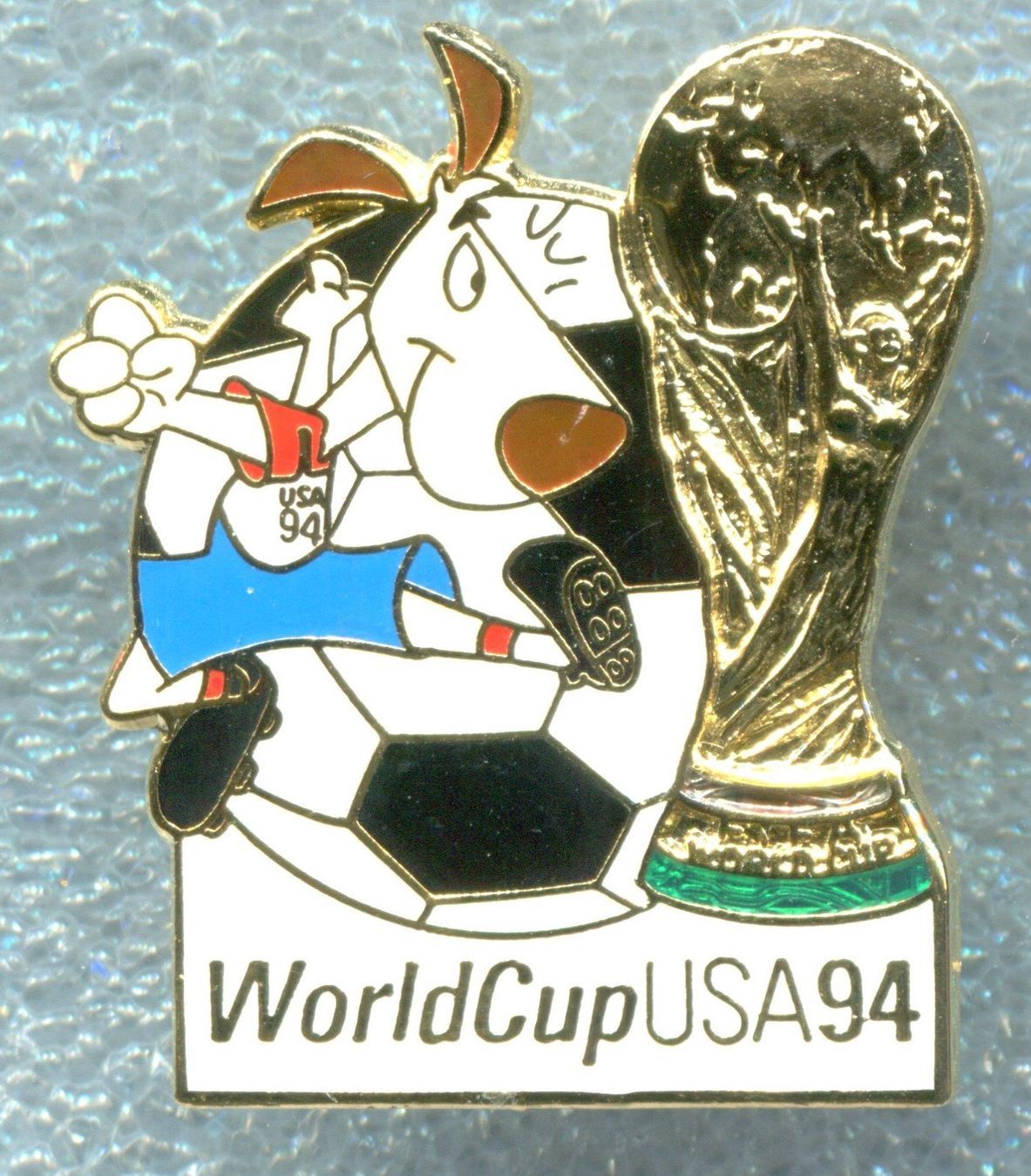 Fifa Plaketten & Abzeichen: FIFA  WM '94 USA  Maskottchen – Gebraucht aus Winterthur von Sammleroase