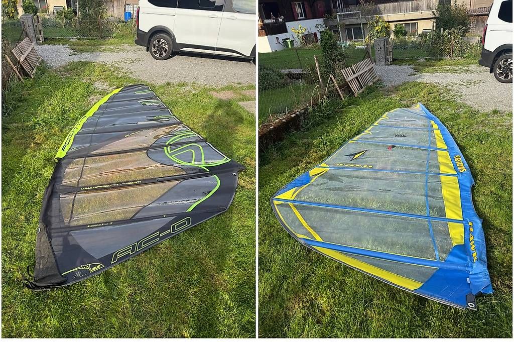 Planches de surf: Windsurfmaterial  – D'occasion à Faulensee par kampc1 1