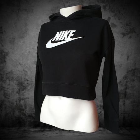 Pull Nike Crop Top Black Women L