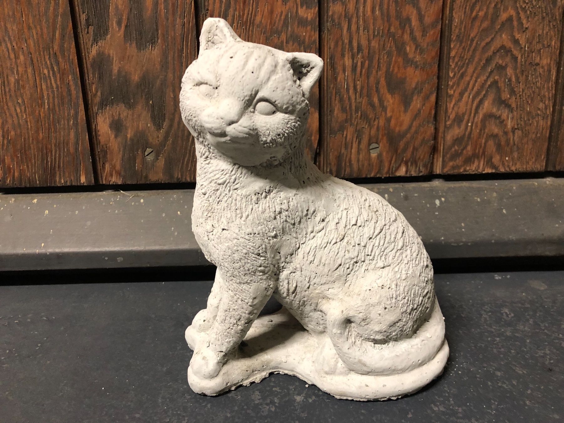 Statuette: Katze stein figur garten deko – Nuovo (secondo la descrizione) da Reinach AG venduto da rares75