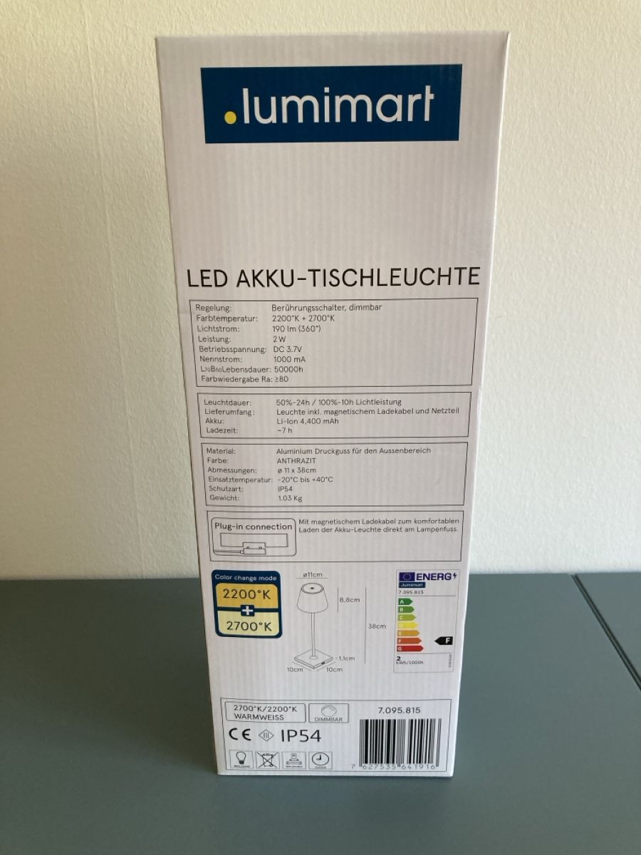 Lampen: Tischlampe Aline – Neu und originalverpackt aus Bern von der_cenzo 1
