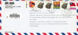 2000: moderner Beleg aus China in den Kanton Baselland