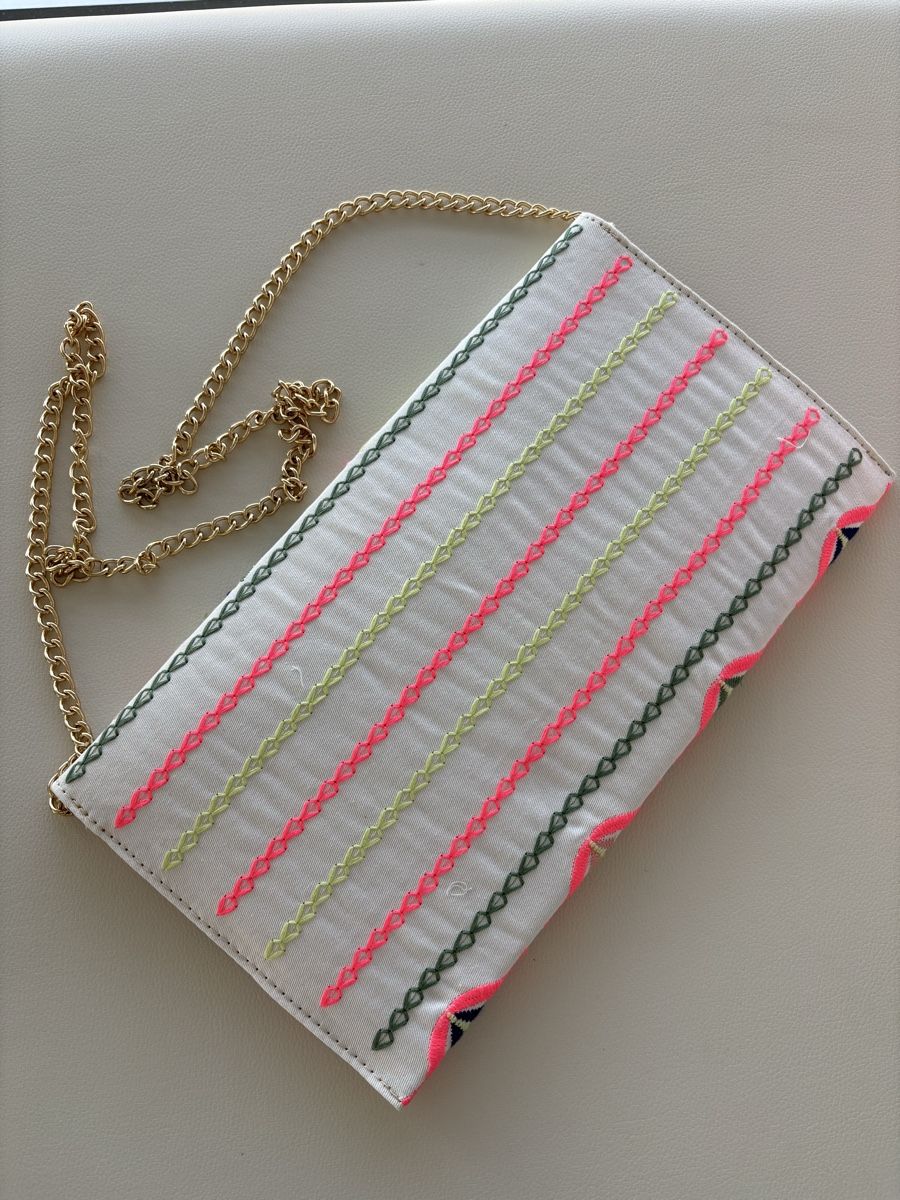 Borse & Zaini: clutch bag machine embroidery, textiles – Nuovo e nell'imballaggio originale da Lausanne venduto da oyu_hgg5 2
