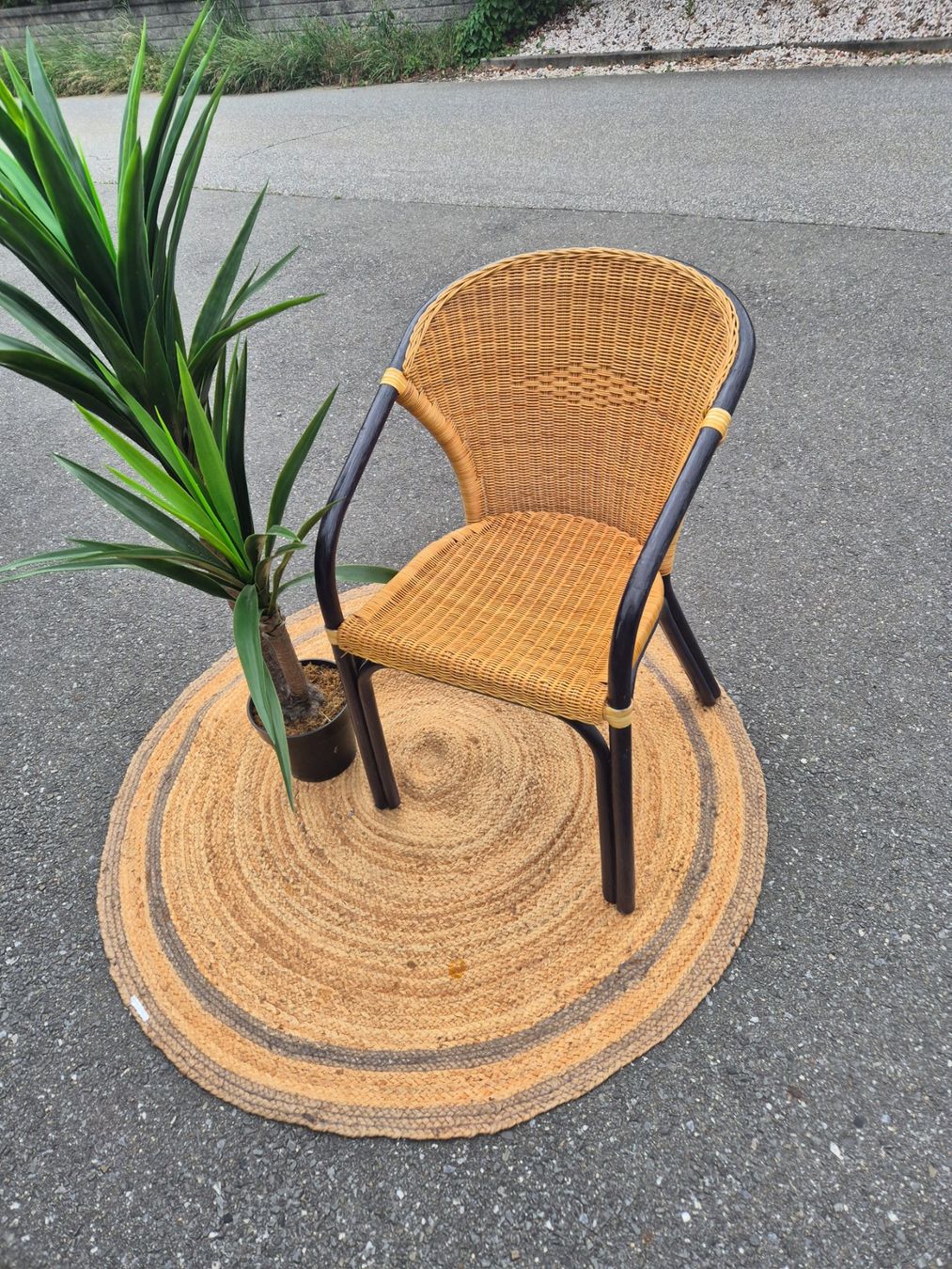 Sedie: Chaise rotin osier  vintage – Usato da Fully venduto da tameab 4