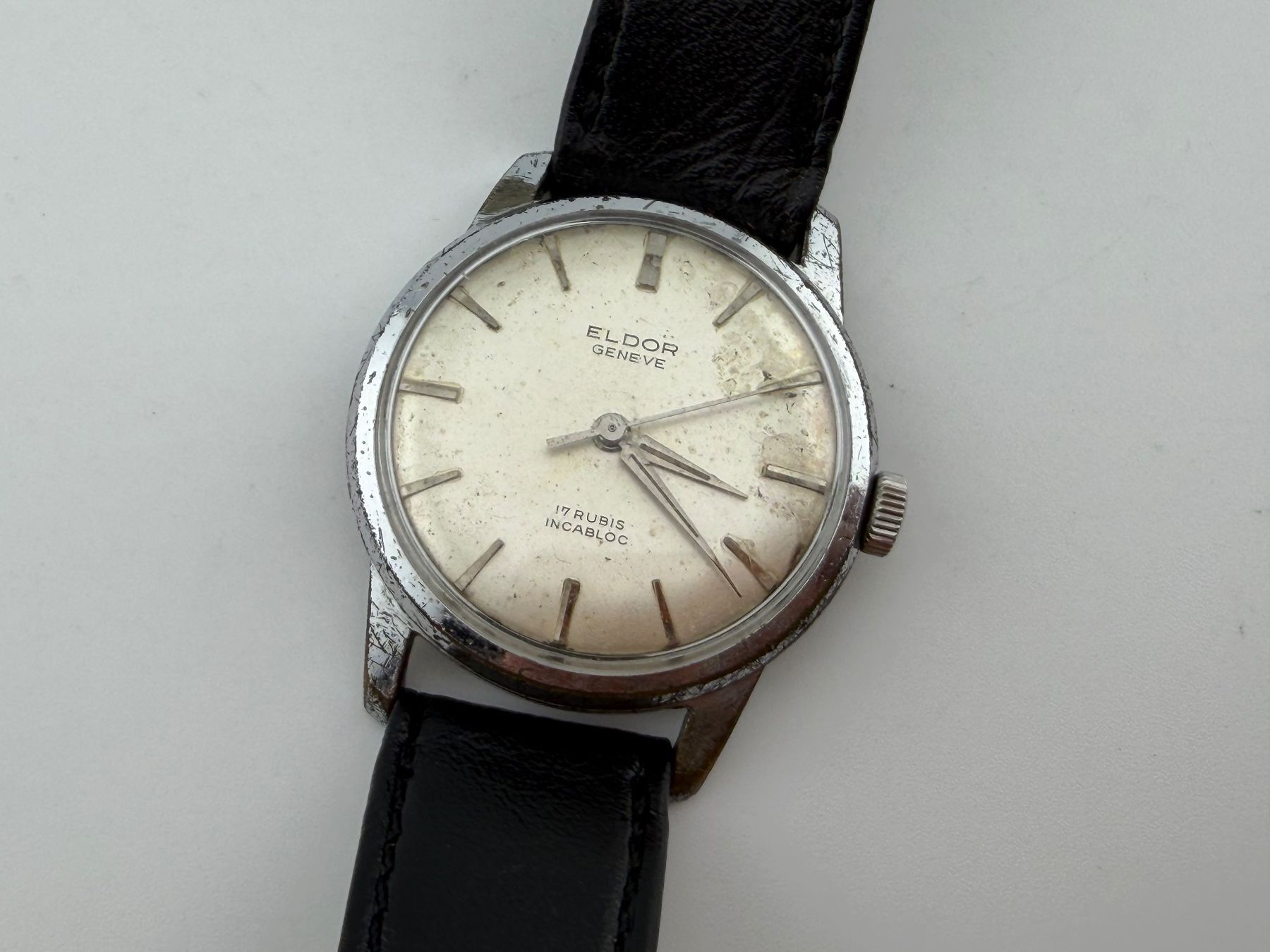 Orologi: Vintage ELDOR Handaufzug Herrenuhr läuft – Usato da Biel/Bienne venduto da MrP_WatchesBiel 1