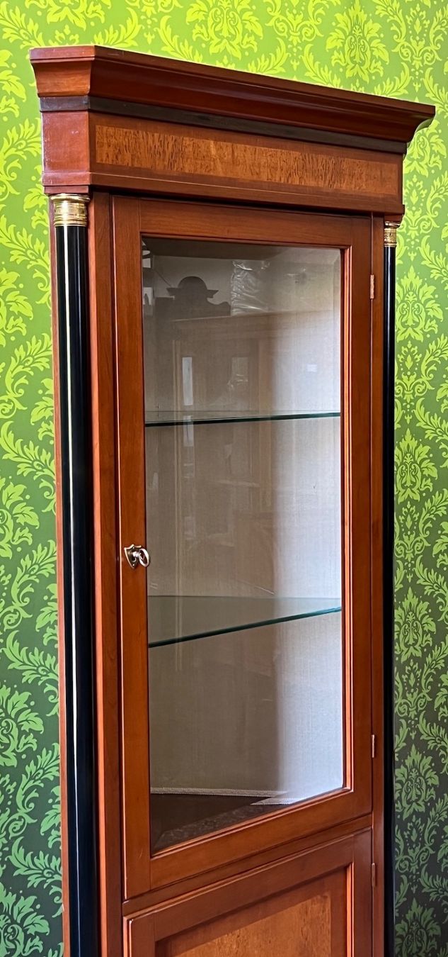 Vetrine: Biedermeier Eckvitrine Eckschrank Vitrine Barock SELVA – Usato da Gemünden venduto da GEUENWALD 3