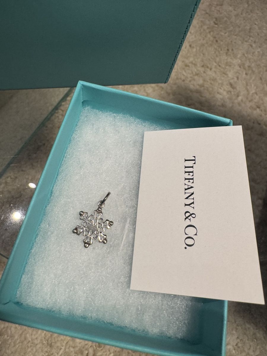 Tiffany & Co. Ciondoli: Tiffany & Co. Sterling Snowflake Charm Pendant – Nuovo (secondo la descrizione) da Schwyz venduto da ann_5w8m 4