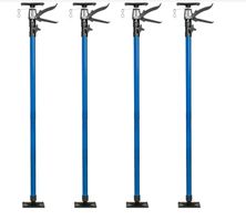 4er-Set Teleksopstützen blau stufenlos höhenverstellbar