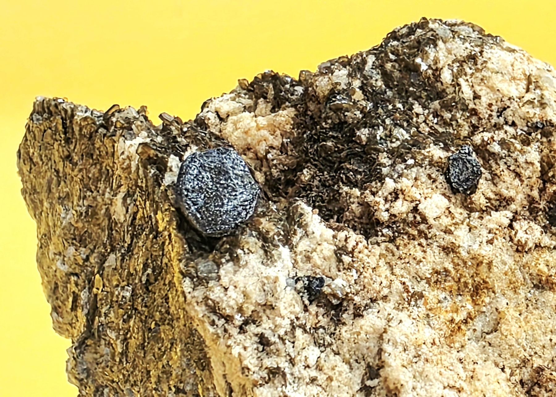 Minerali & Pietre curative: Mineralien Mix Ilmenit, Magnetit, Rutil, Binntal Lärcheltini – Usato da Glis venduto da nbu_65ys 1