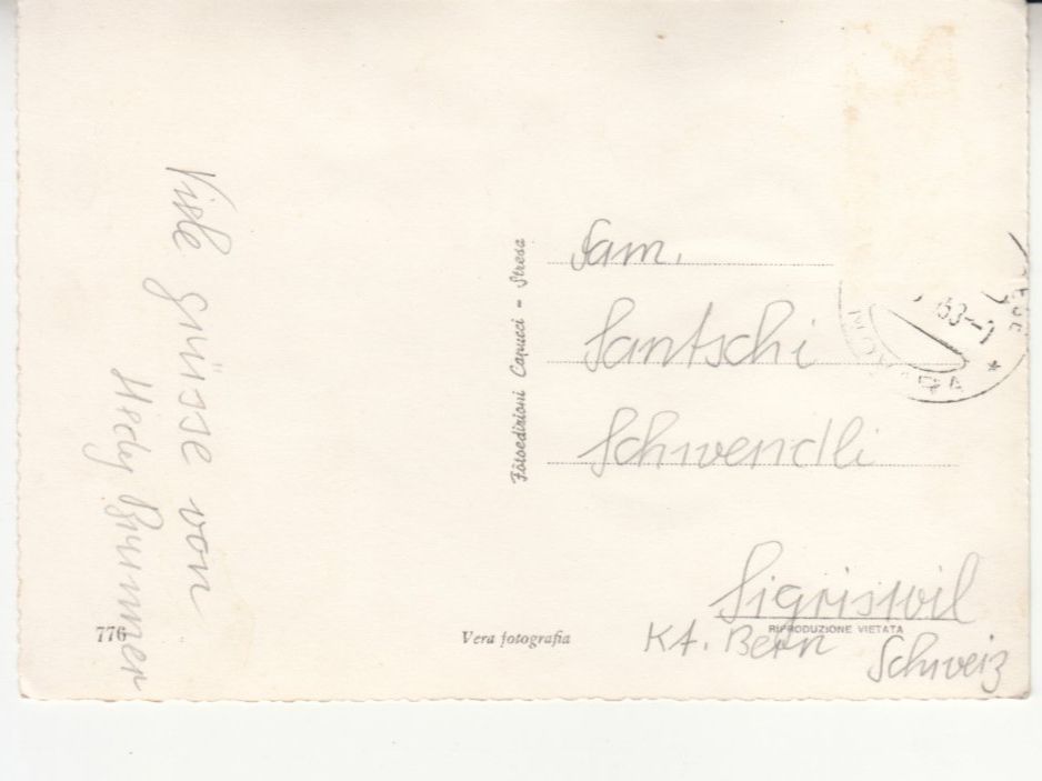 Cartoline postali: Isola Bella 1953 – Usato da Bürglen TG venduto da StampGraf 1