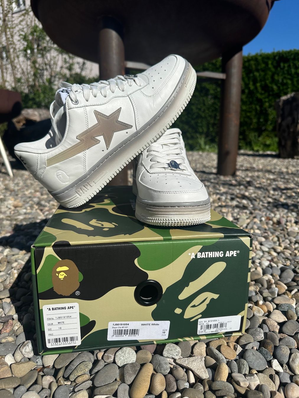 Bape Herrenschuhe: A Bathing Ape Bape Sta #5 White Gradient Stock – Neu (gemäss Beschreibung) aus Reinach BL von Tscherrer 3