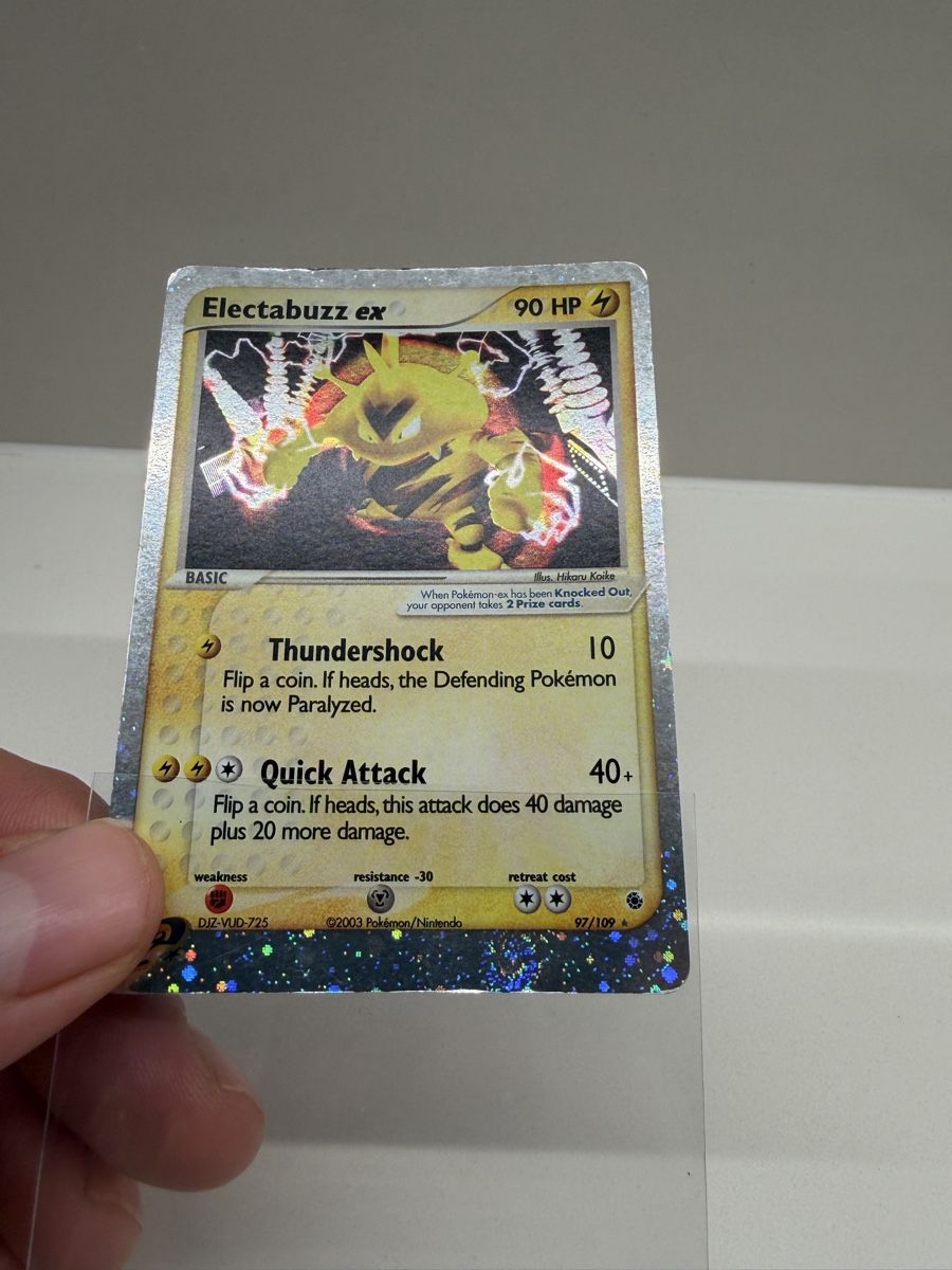 Pokémon Cartes à collectionner: Electabuzz ex Ultra Rare EX Ruby & Sapphire 2003 – D'occasion à Arlesheim par WungaBunga 4