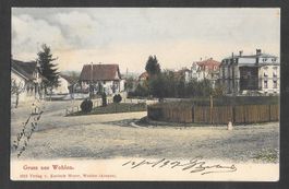 Wohlen colorierte Teilansicht