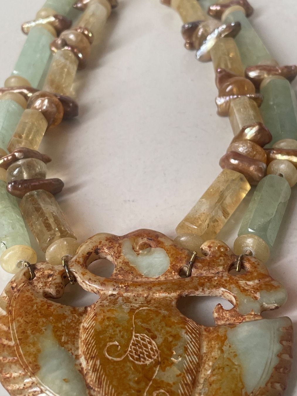 Catenine: Jade - Necklaces - Kette - Collana - Quarzo – Usato da Minusio venduto da Pink222 2