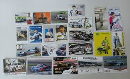 Konvolut 22x Autogrammkarten Autorennsport International