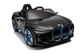 Elektro Kinderfahrzeug schwarz "BMW I4" - Lizenziert - 12V7A