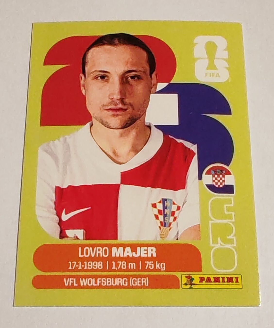 Panini Sammelbilder & Trading cards: Lovro Majer - CRO 12 – Neu (gemäss Beschreibung) aus Rietheim von Squaley