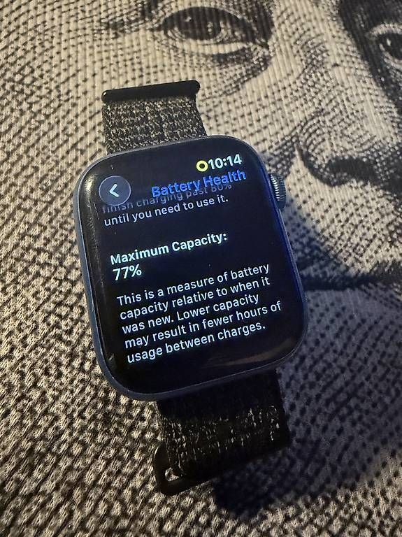 Smartwatch: Apple Watch 7 45mm Cellular - Blau – Usato da Aarburg venduto da somfaigm