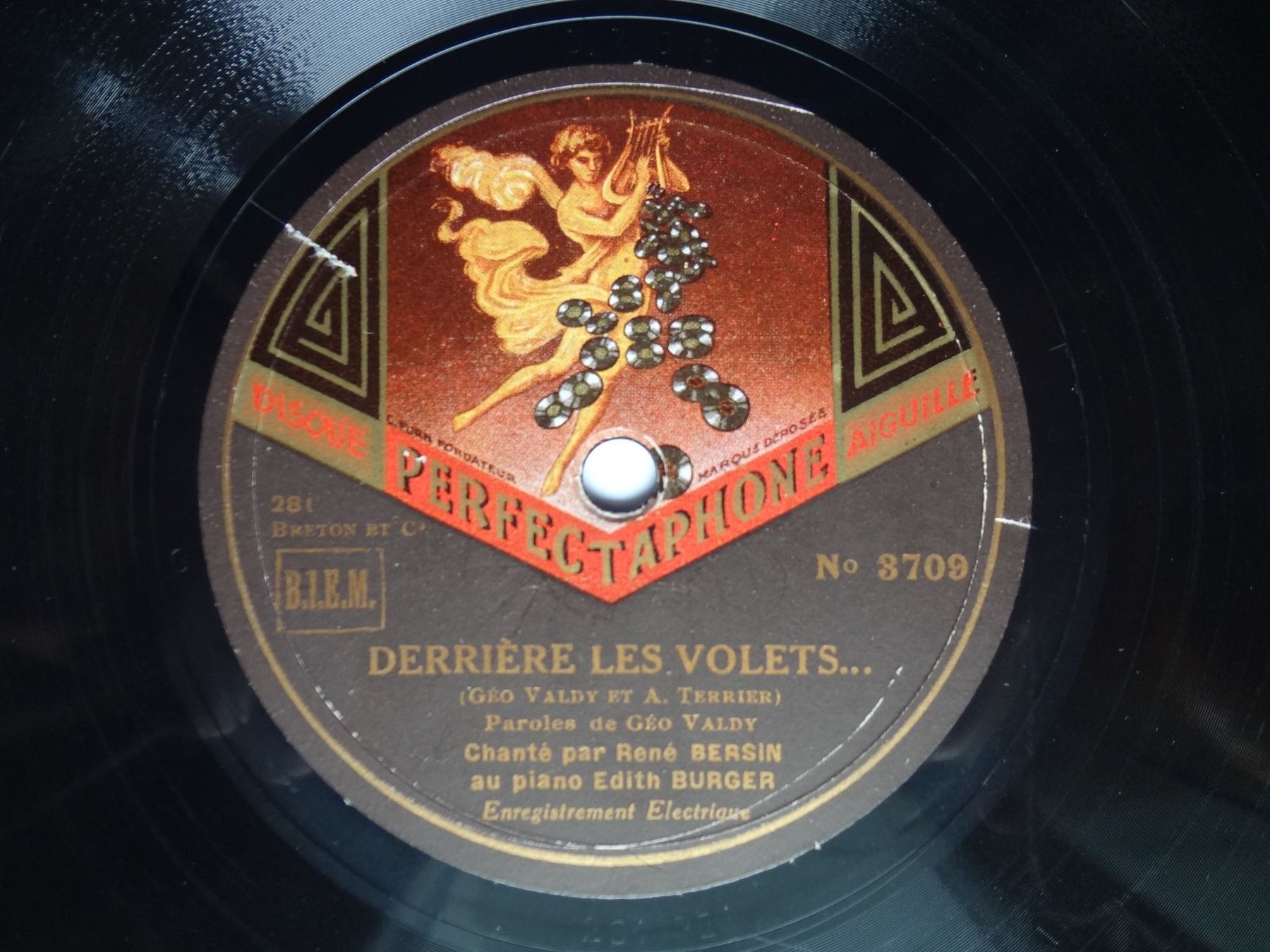 Vinyles: 8x 78tours- Pauline Carton- R.Caire- Edith Burger-E.Buffet + – D'occasion à Aigle par Robflac55 2
