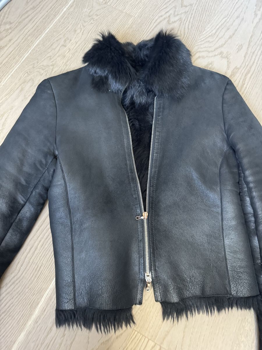 Giacche: Winter-Look: Schwarze Harvest Lederjacke mit Fell – Nuovo (secondo la descrizione) da Muri b. Bern venduto da Winter2021 1