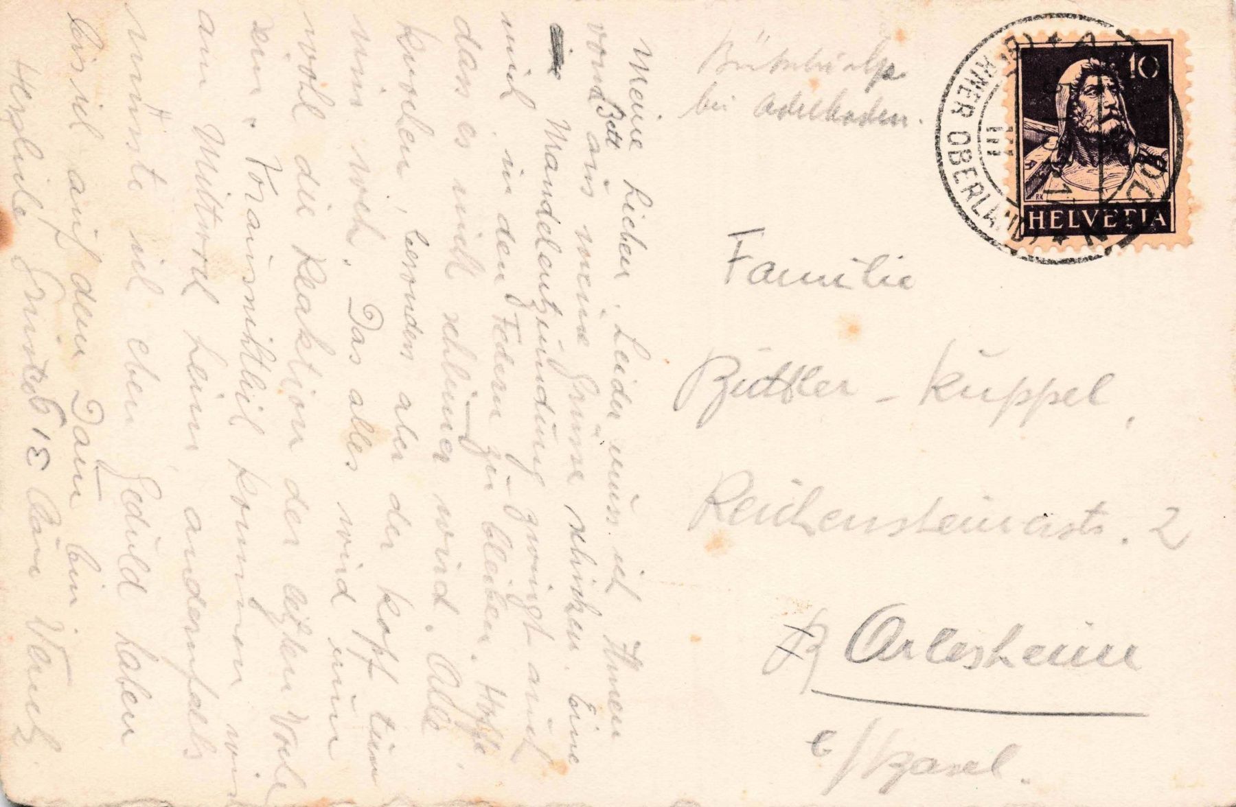 Cartoline postali: Oberland Berner alpe – Usato da Biasca venduto da Blenio71 1
