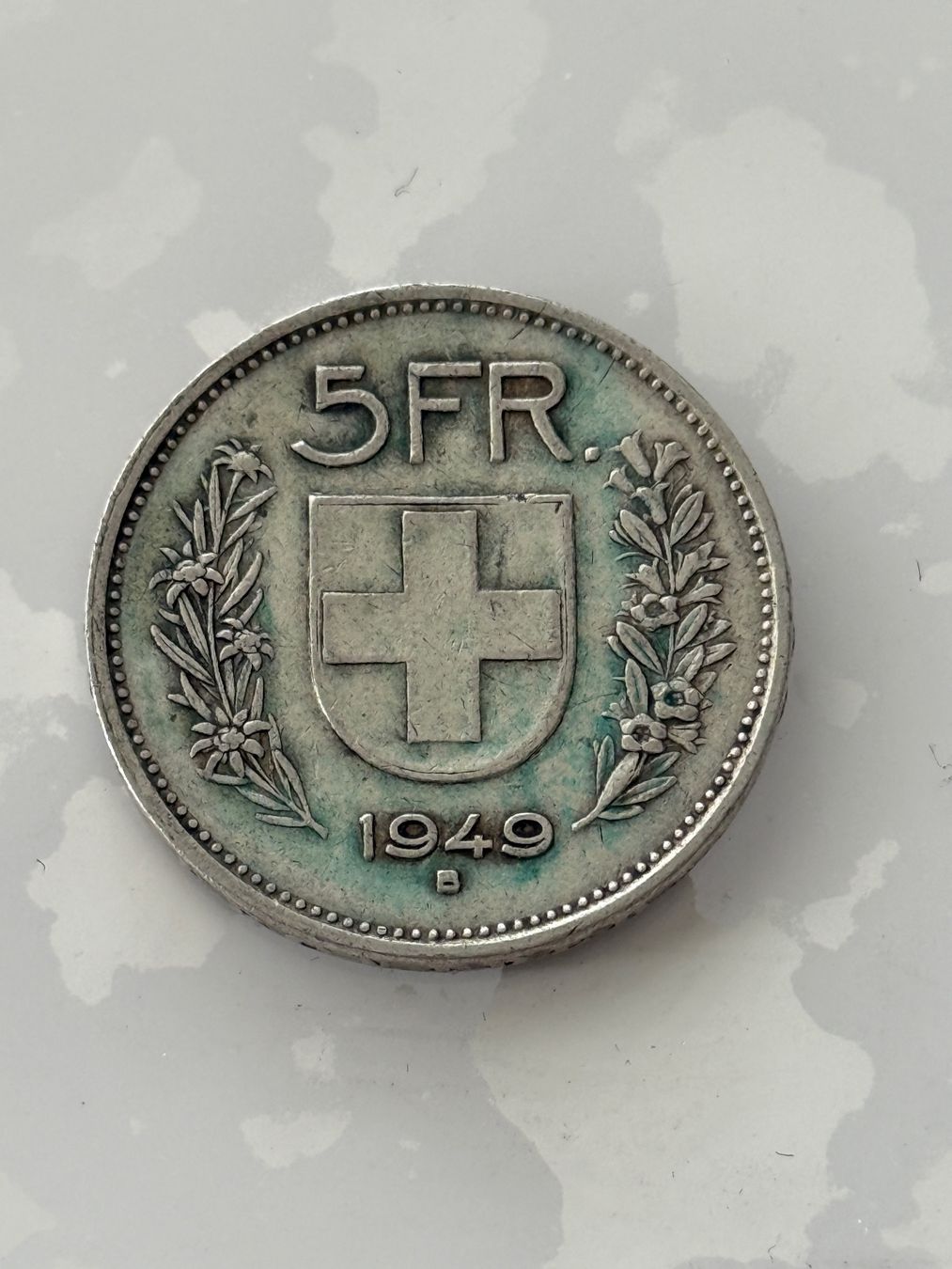 Tutti le monete: 5 Franken 1949  Rar – Usato da Wallisellen venduto da SWISS_SILVER1 1