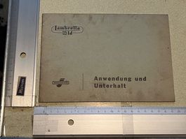 buch, heft, lambretta 125 Ld, 60 er jahre