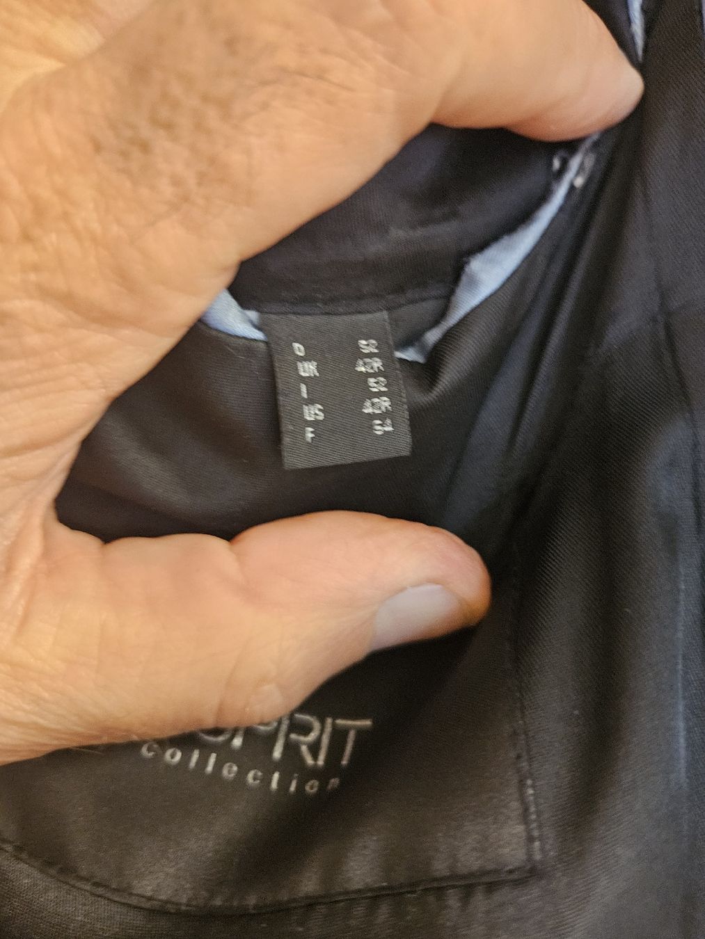 Esprit Giacche: Esprit Blazer Gr.52,dunkelblau,gestreift,VERSAND MÖGLICH – Usato da St.Gallen venduto da TyphoonTT 3