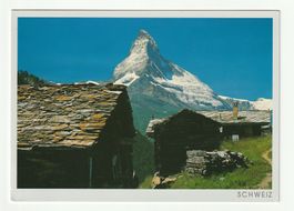 Ansichtskarte Gruss aus Zermatt am Matterhorn, Kanton Wallis
