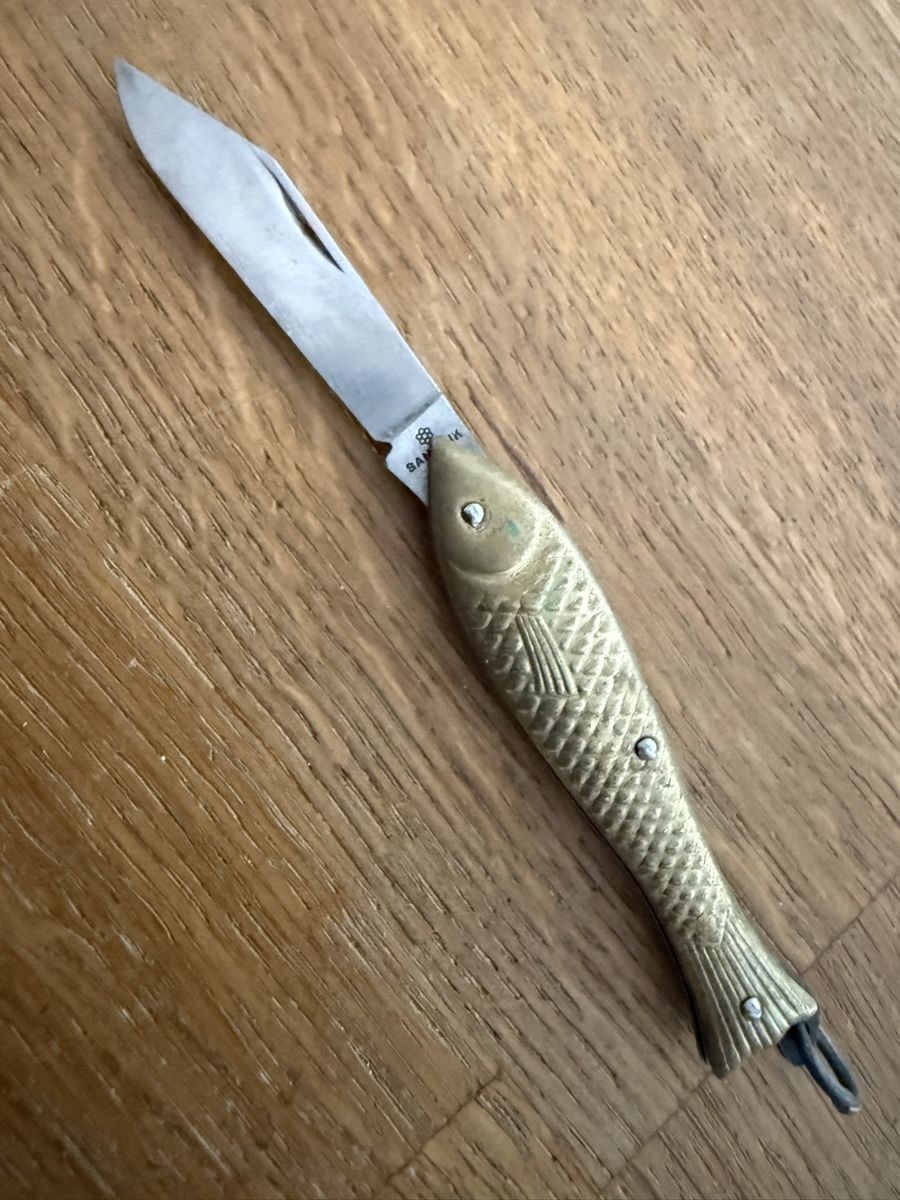 Coltelli tascabile: SANDRIK Taschenmesser Fischform, Sackmesser – Usato da Goldach venduto da Messerguru 2