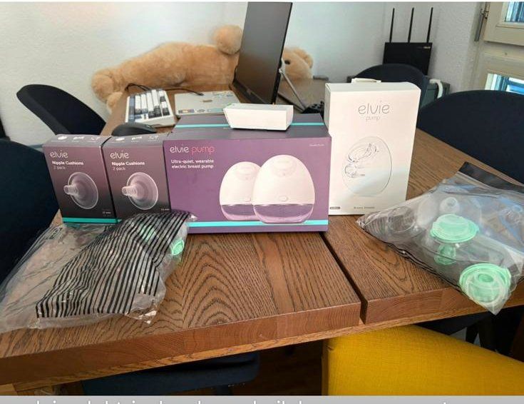 Elvie Accessori per l’allattamento: Elvie Elektrische Doppelmilchpumpe – Usato da Zürich venduto da braindamageinc