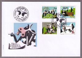 2006_1198-1201_KÜHE_Schweiz_Sicht ausländischer Künstler_FDC
