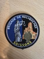 Écusson Brigade de Recherches Soissons, France - Rare!