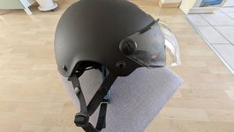 Velohelm City mit Visier  Gr. M