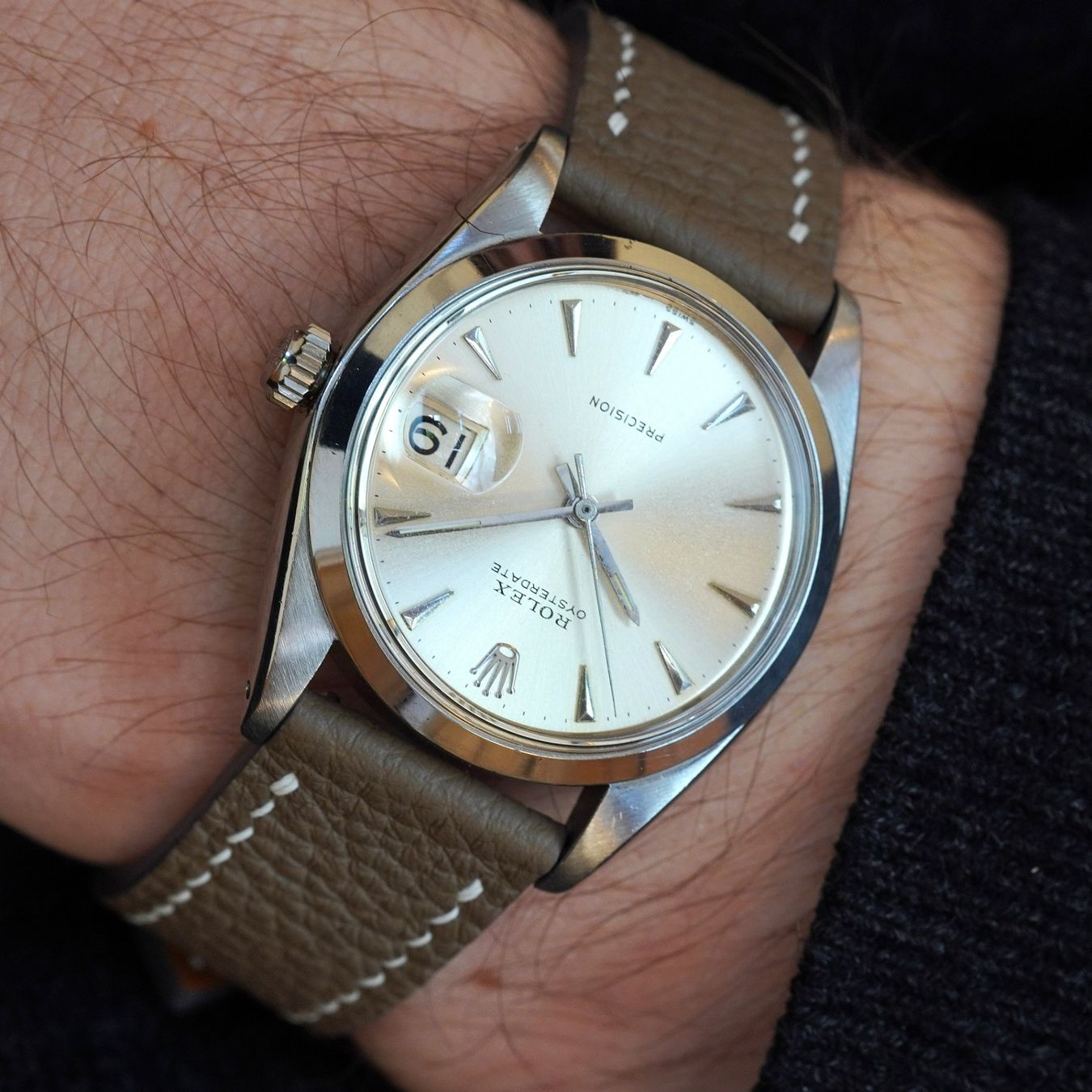 Rolex Orologi: Rolex Oysterdate Precision - Dagger Indizes – Usato da Kreuzlingen venduto da GRAFCLASSICS 6
