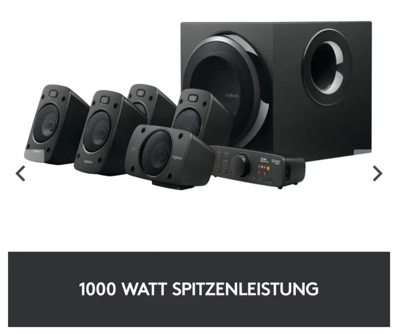 Logitech Home Cinema: Logitech Soundanlage Z906 – Usato da Therwil venduto da jef_2ffl 1