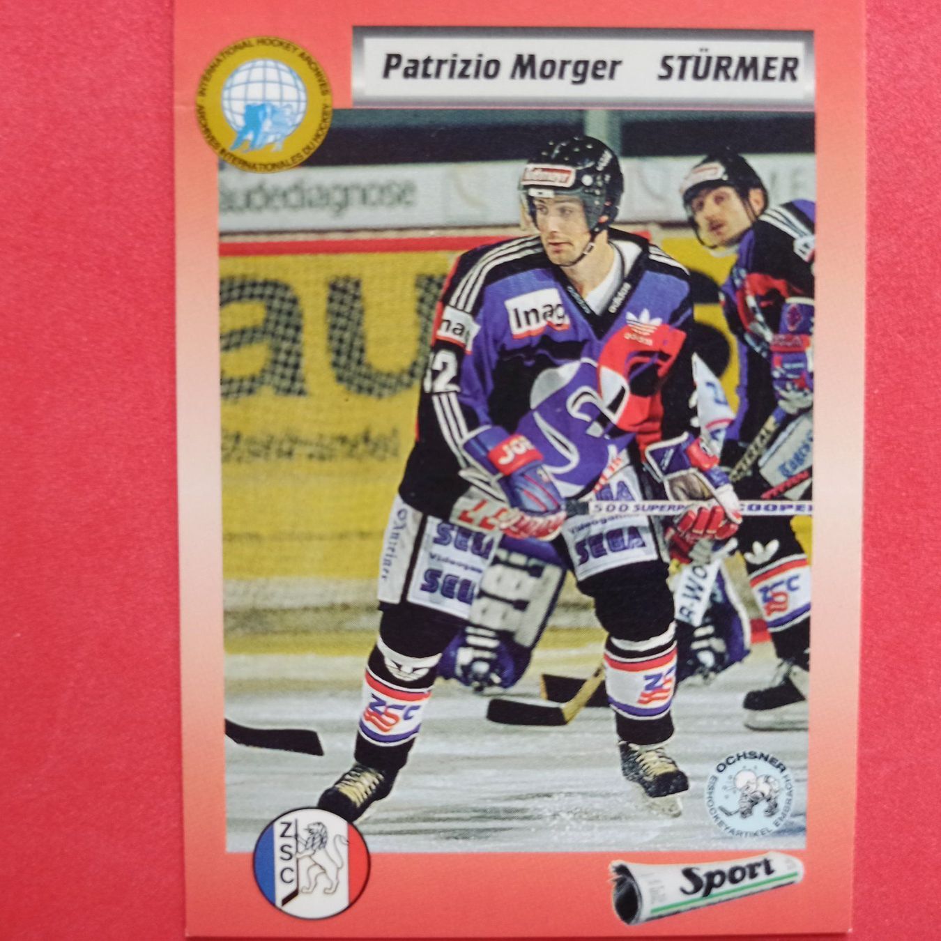 Carte collezionabili: Patrizio Morger - ZSC - 1993/94 – Usato da Dübendorf venduto da kb86_MOVIE