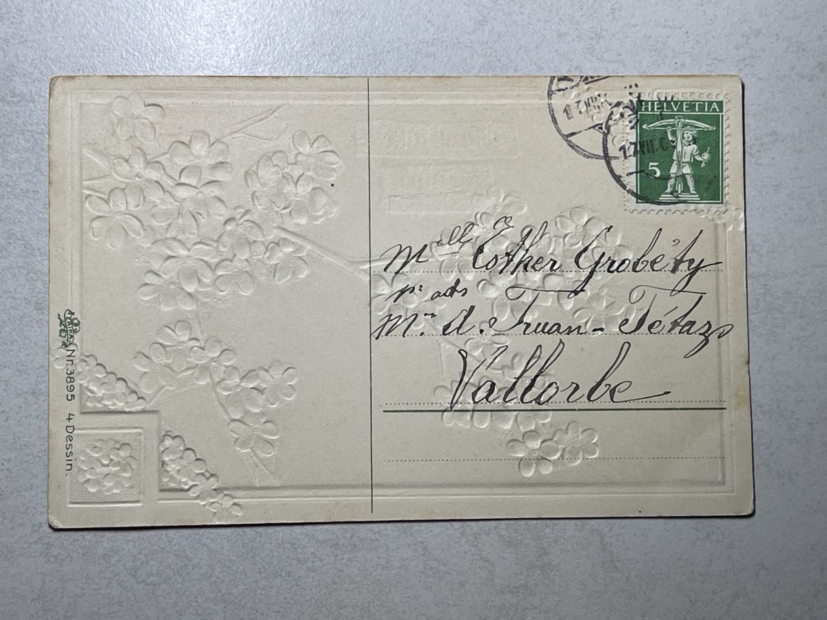Cartoline postali: Alte Ansichtskarte "Joyeux Anniversaire",. – Usato da Strengelbach venduto da Aschatan5 1
