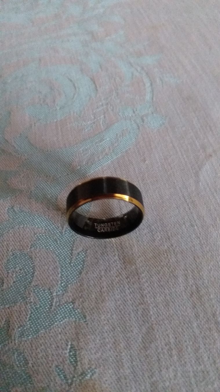 Anelli: Edelstahl Tungsten Ring – Nuovo e nell'imballaggio originale da Wünnewil venduto da 04Blume 1