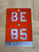 Geburtstag - Velonummer, Fahrradnummer, Veloschild BE 85