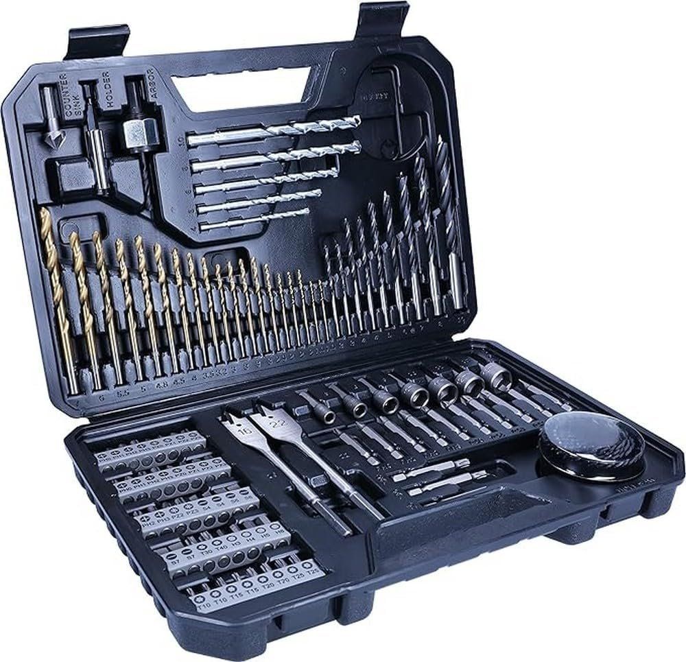 Tutti gli attrezzi: Holzbohrer Metallbohrer Steinbohrer Bohrer Bit Set 103 Stück – Nuovo e nell'imballaggio originale da Hundwil venduto da Stallone6 6