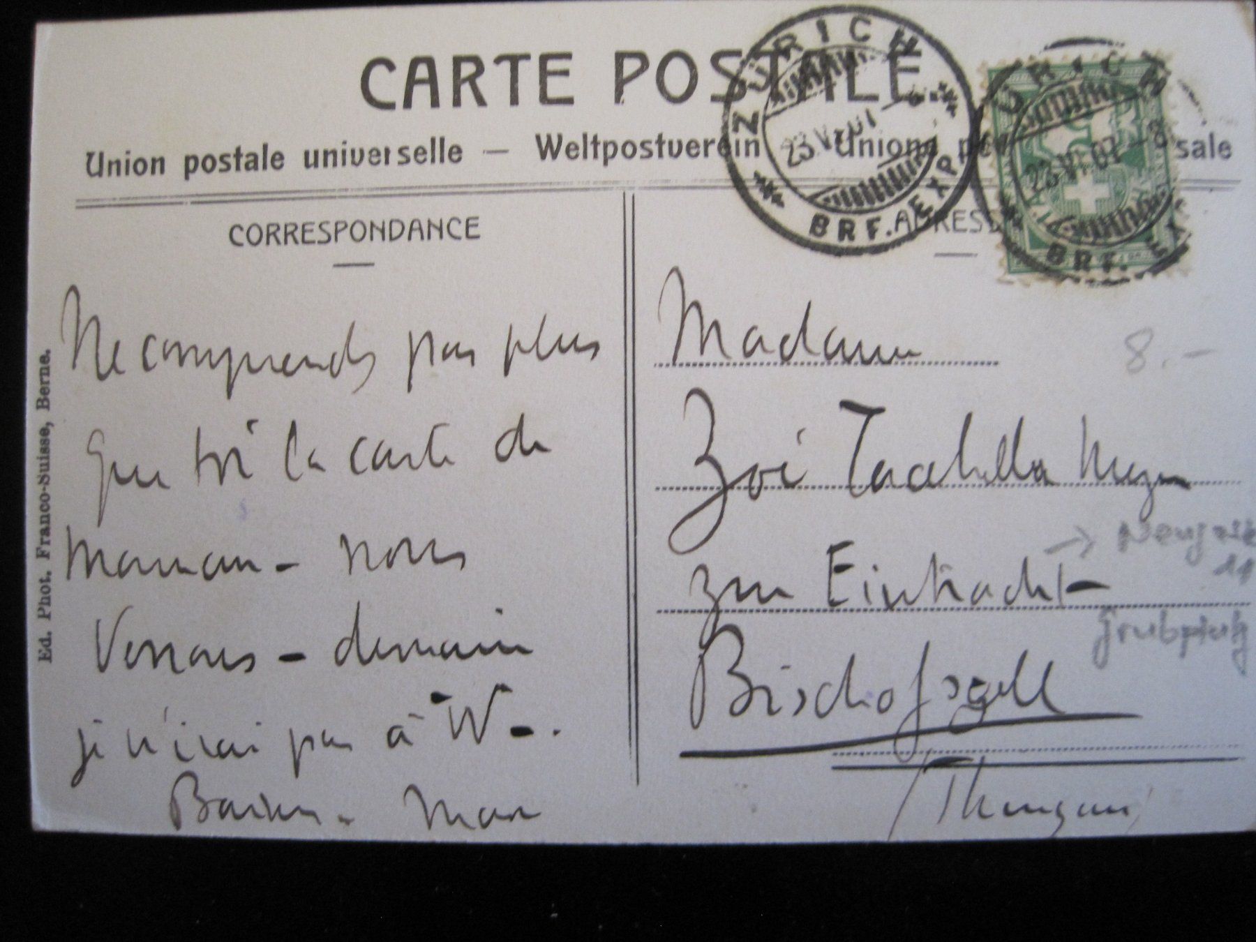 Cartes postales: Zürich - Liebfrauenkirche – D'occasion à Bischofszell par Joachim-115 1