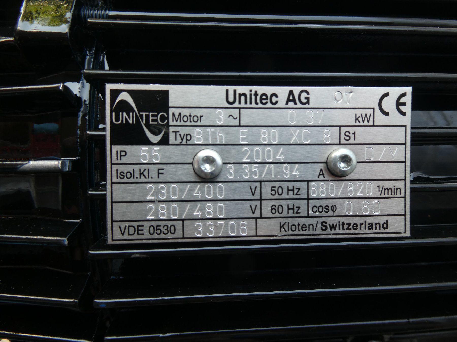 Motori: Motor Unitec 3x400V – Nuovo (secondo la descrizione) da Fulenbach venduto da Hach0 4