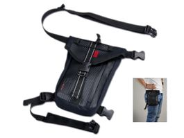 MOTORRAD BEINTASCHE - BIKER TASCHE SCHWARZ -TÖFF BEIN TASCHE