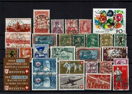 Lot 26 avec belles oblitérations et timbres neuf**