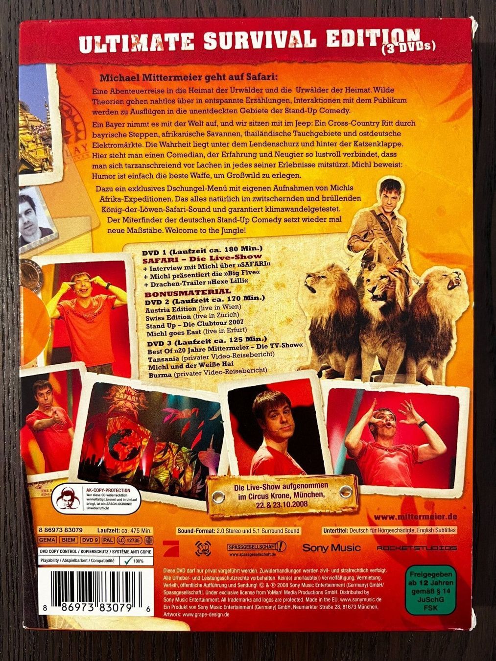 Tutti i DVDs: Michael Mittermeier - Safari – Usato da Zürich venduto da FilmFreunde 1