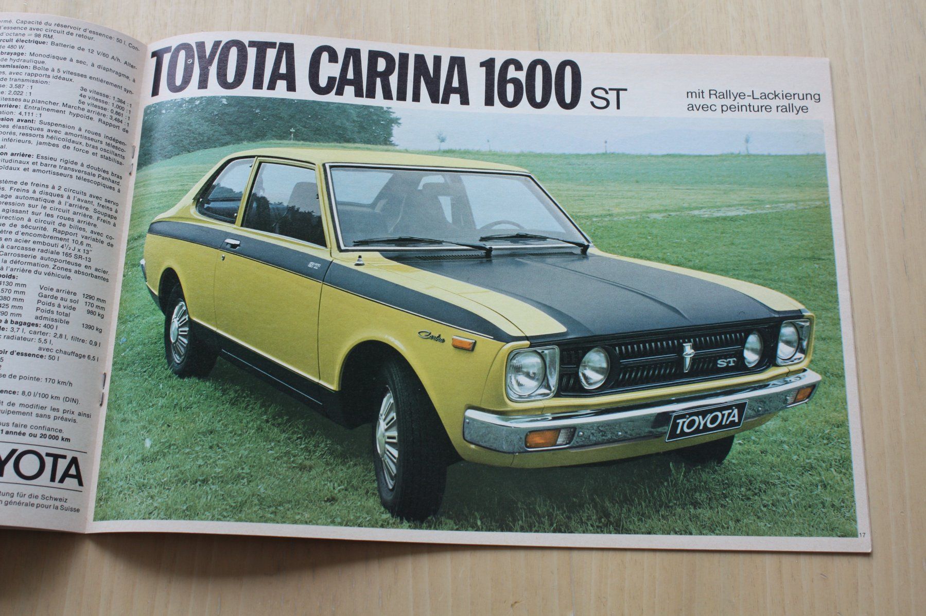 Toyota Documenti: Toyota CH-Prospekt 1975 – Usato da Wikon venduto da erwin400 5