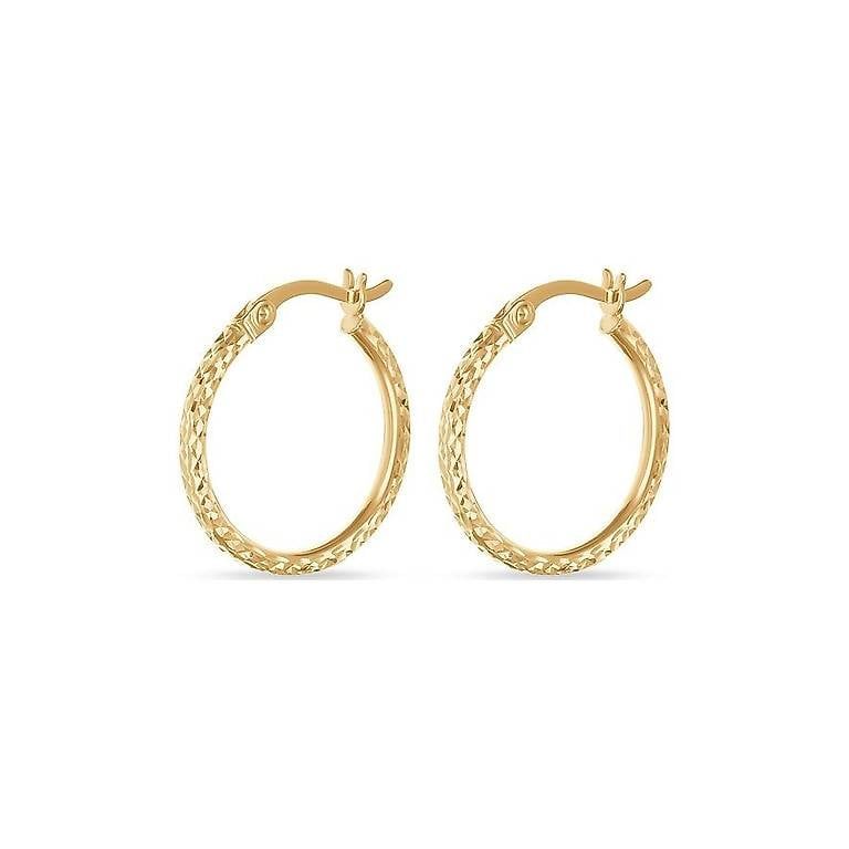 Ohrringe & -stecker: Creolen Echtgold – Gebraucht aus Hemmental von 18kGold
